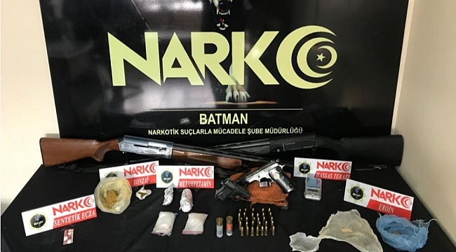 Batman'da uyuşturucu operasyonu: 5 gözaltı