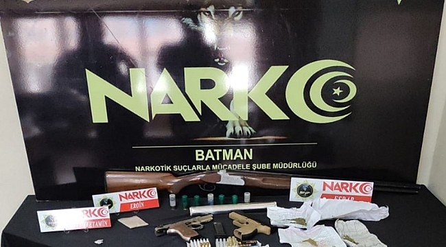 Batman'da uyuşturucu operasyonu: 7 gözaltı