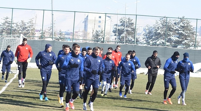BB Erzurumspor Galatasaray maç hazırlıklarını sürdürdü