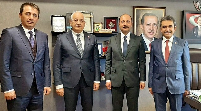 Belediye Başkanı Doğru projelerini Milletvekili Erdoğan'a anlattı