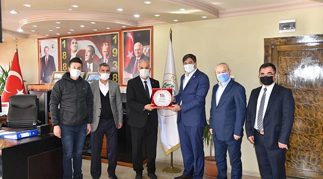 BEM-BİR SEN Genel Başkanı Uslu'dan Başkan Yaman'a ziyaret