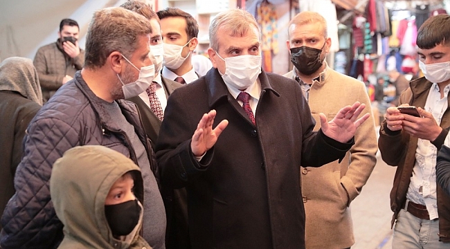 Beyazgül esnaf ve vatandaşlarla buluştu