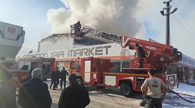 Beşevler Sanayi Sitesi'nde yangın