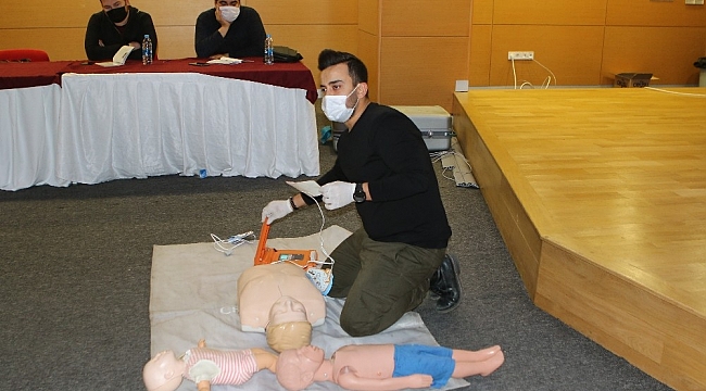 Büyükşehir personeline ilk yardım eğitimi