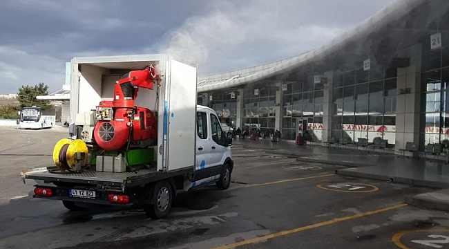 Büyükşehir tarafından dezenfekte çalışmaları sürüyor