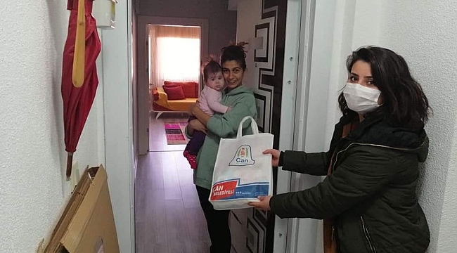 Çan Belediyesi 'hoş geldin bebek' projesi devam ediyor