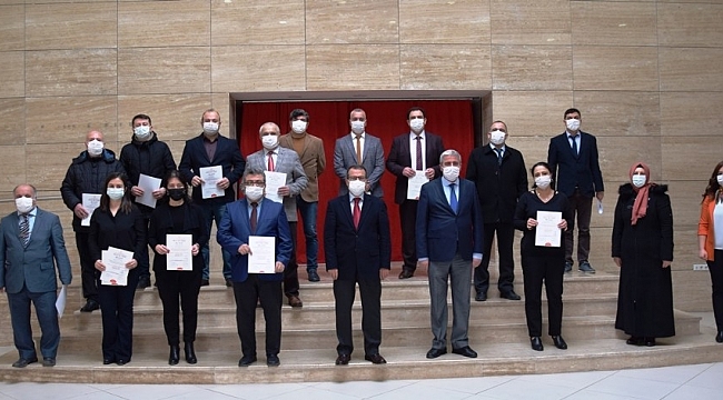 Çan'da temiz okullara ödül