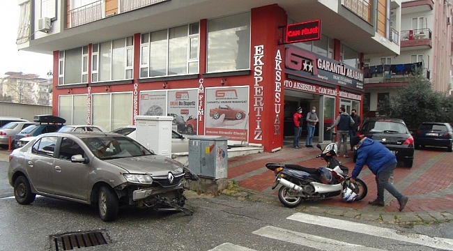 Çarptıkları motosiklet sürücüsünü ambulansa bindirip kayıplara karıştılar
