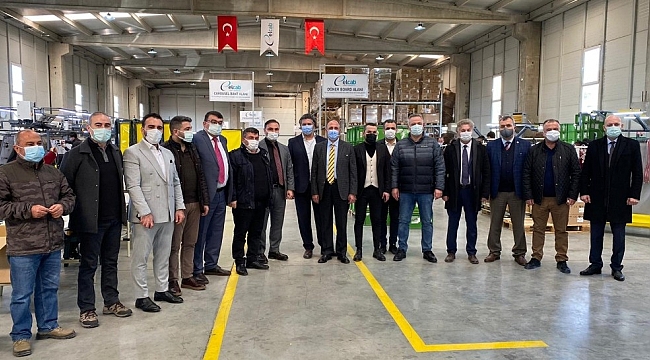Çaycuma 'yı 20 iş insanı ziyarette bulundu