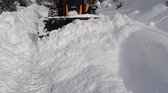 Cide'de 20 köy yolu ulaşıma açıldı