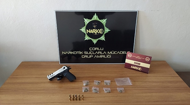 Çorlu'da uyuşturucu madde satıcılarına operasyon