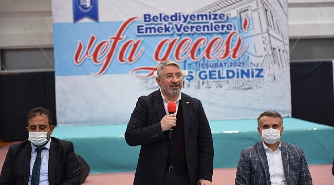 Çorum Belediyesi'nden emeklilerine vefa gecesi