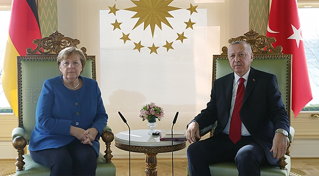 Cumhurbaşkanı Erdoğan ve Merkel arasında kritik görüşme
