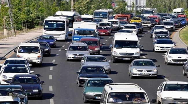 Denizli'de araç sayısı 428 bin 862'ye ulaştı