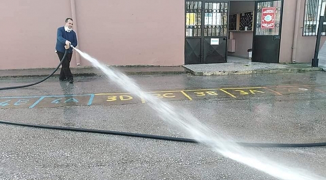Dilovası'nda okullar yüz yüze eğitime hazırlandı
