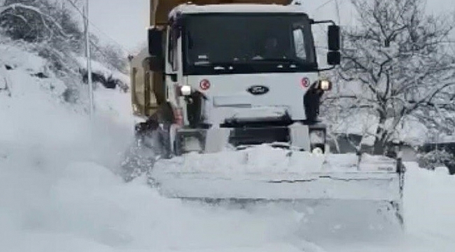 Düzce'de 95 köy yolu ulaşıma kapandı