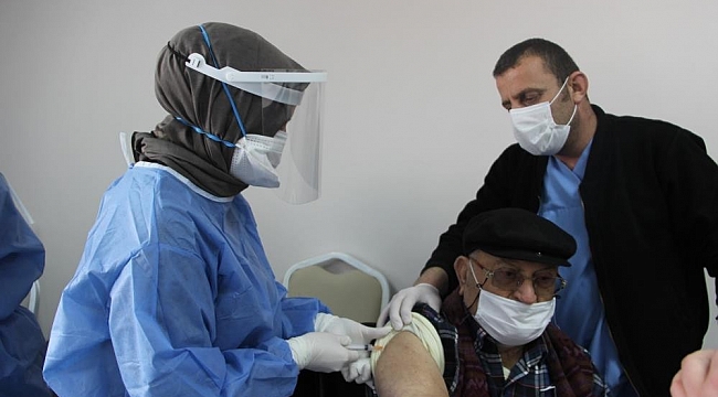 Düzce'de aşı olanlar 13 bini geçti