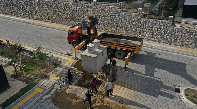 Erbaa'da yeraltı çöp konteynerleri yaygınlaşıyor