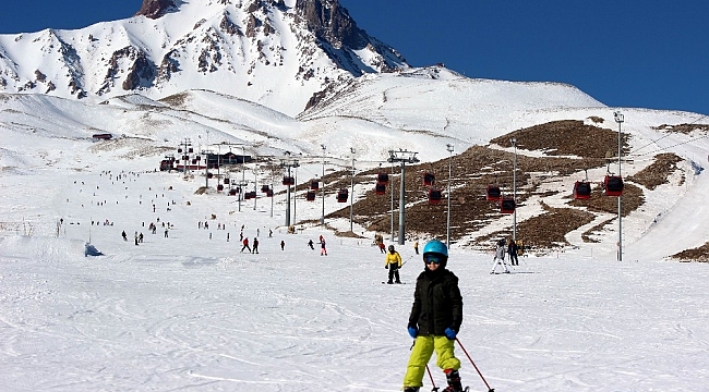 Erciyes sömestrde 40 bin turist ağırladı