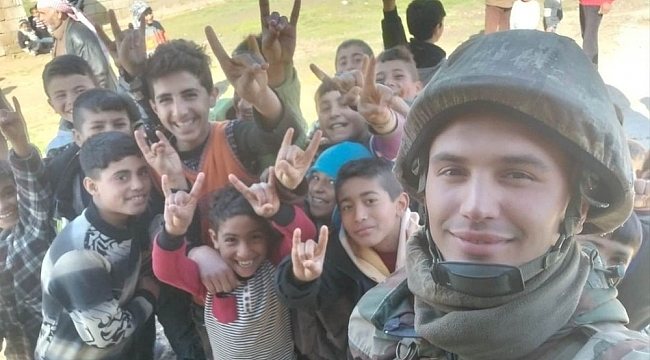Ereğlili asker Suriyeli çocuklar için çağrı yaptı