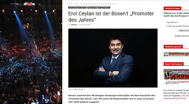 Erol Ceylan, ödüle doymuyor