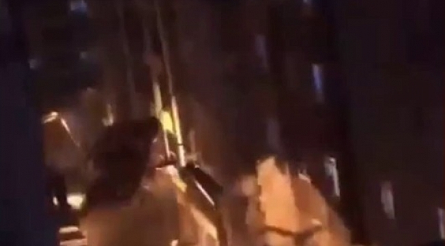 Esenler'de çatının uçma anı kameraya yansıdı