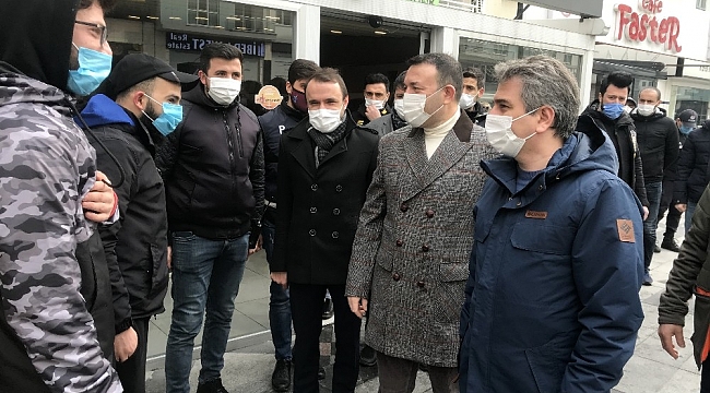 Esenyurt'ta salgınla mücadele kapsamında denetim