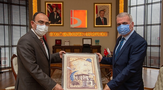 Eskişehir Vergi Dairesi Başkanı Çelik'ten Rektör Beydemir'e ziyaret