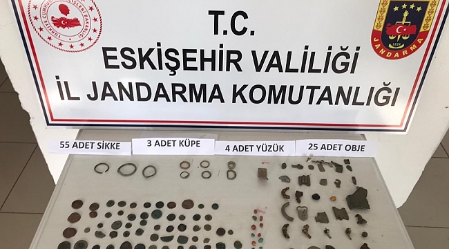 Eskişehir'de tarihi eser operasyonu