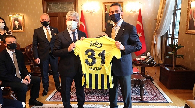 Fenerbahçe Yönetimi Hatay Valisi'ni ziyaret etti