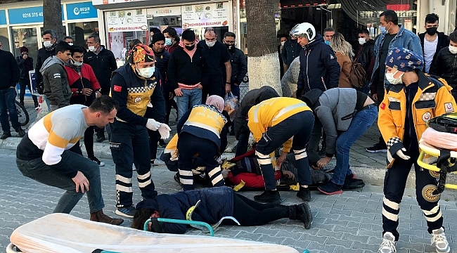 Fethiye'de yayaya çarpan motosiklet sürücü hayatını kaybetti