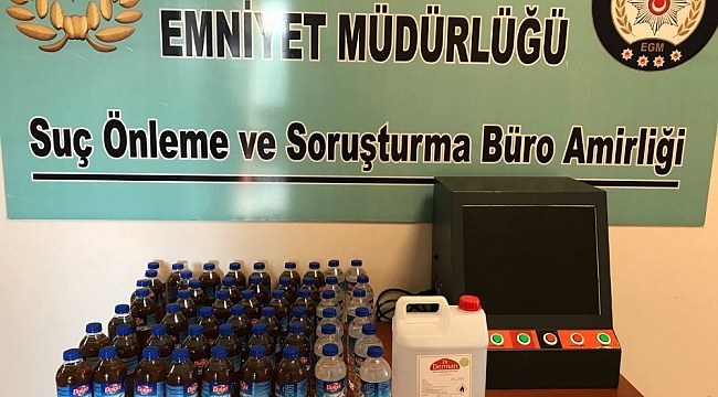 Gaziantep'te 31 litre kaçak alkol ele geçirildi