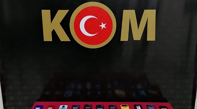 Gaziantep'te 33 adet kaçak cep telefonu ele geçirildi