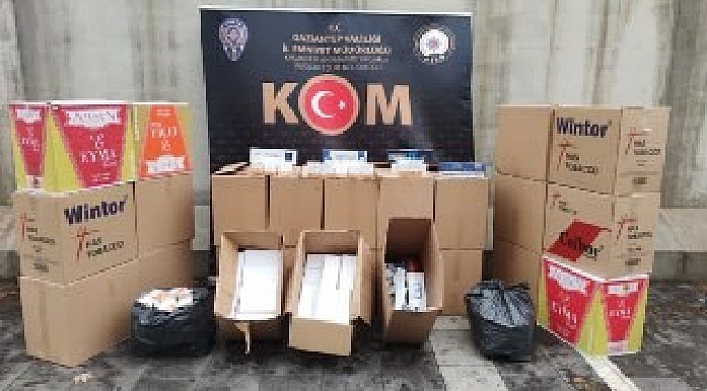 Gaziantep'te kaçak sigara operasyonu