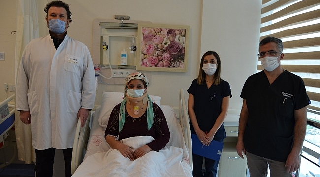 Gaziantepli hasta ALKÜ'de şifa buldu