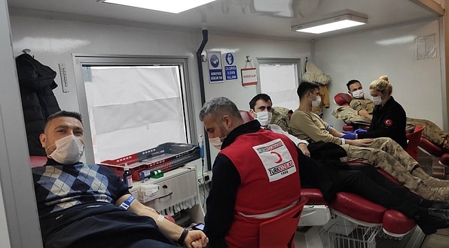 Gercüş'te kan bağışı kampanyası