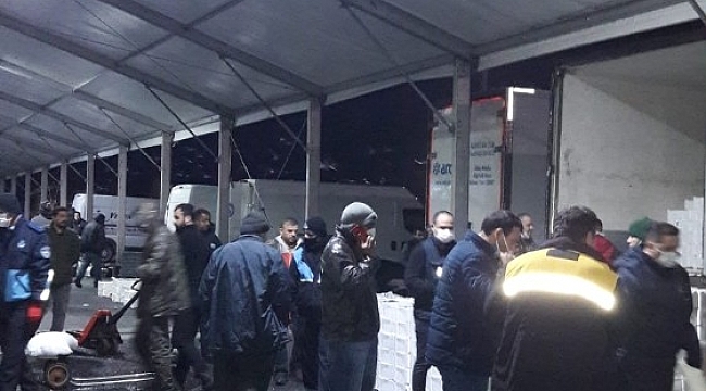 Gürpınar Su Ürünleri Hali'nde 2 ton hamsiye el konuldu