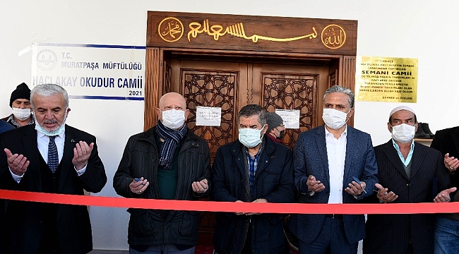 Hacı Akay Okudur Cami ibadete açıldı