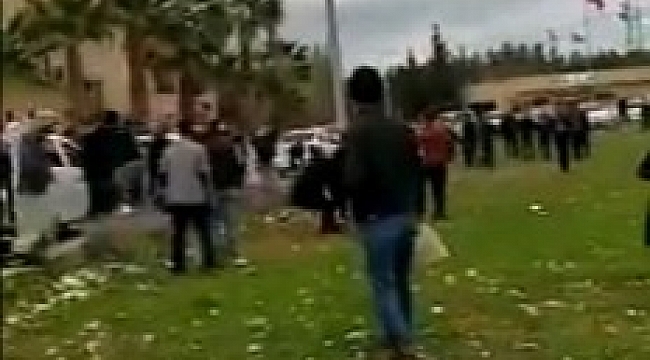 Harran'daki silahlı kavga kamerada