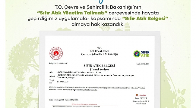 Highway AVM 'Sıfır Atık Belgesi'' almaya hak kazandı