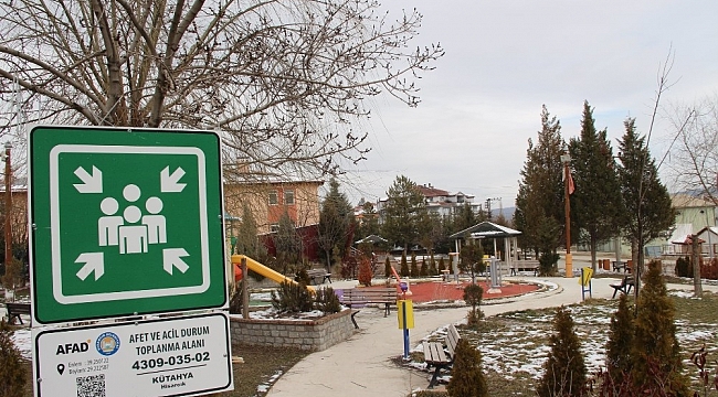 Hisarcık'ta deprem sonrası toplanma alanları belirlendi