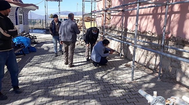 Hüyük'teki tarihi cami restore ediliyor