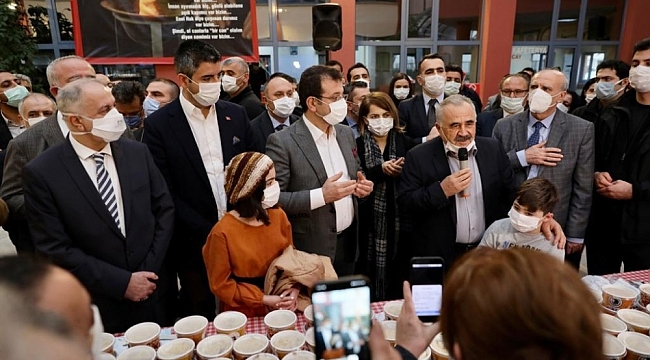 İBB Başkanı İmamoğlu ve Başkan Yüksel, Hızır Orucu'nu Kartal Cemevi'nde açtı