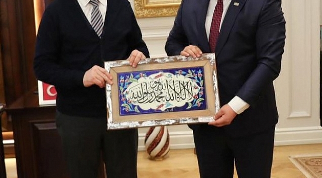 İçişleri Bakanı Soylu'ya anlamlı ziyaret