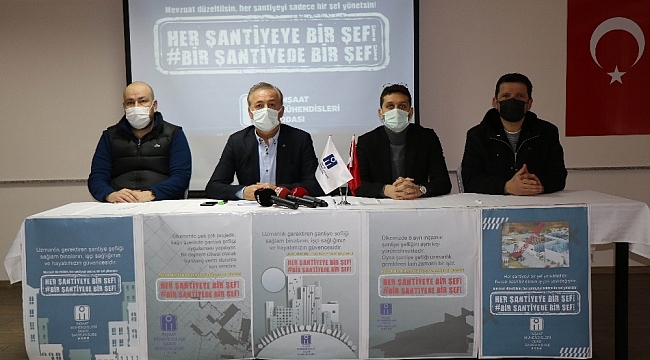 İnşaat mühendislerinden 'şantiye şefliği' açıklaması
