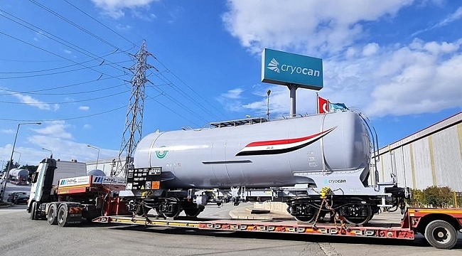 Irak petrolünü dünyaya Cryocan firmasının ürettiği vagon tanklar taşıyacak