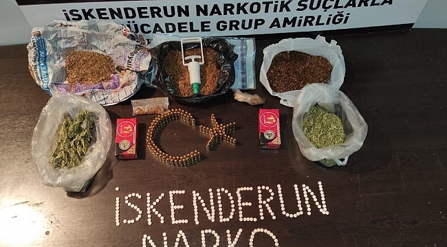 İskenderun'da uyuşturucu operasyonu: 5 gözaltı