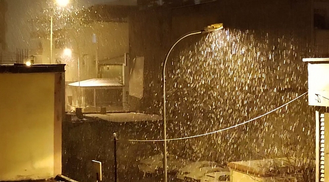 İslahiye'de yoğun kar yağışı etkili oldu