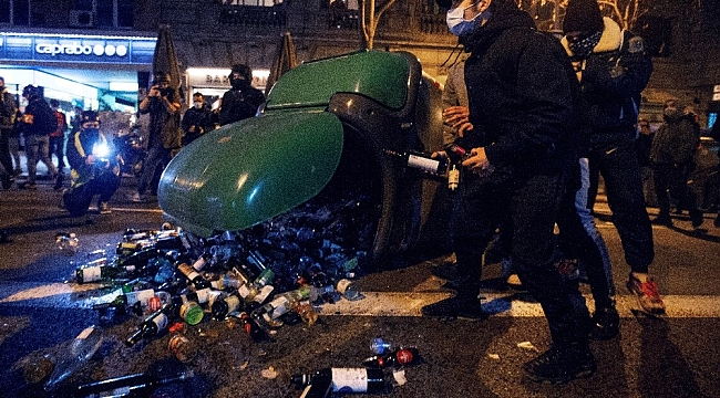 İspanya'da rapçi Hasel protestoları 9'ncu gününde