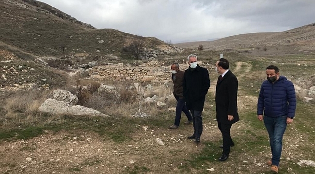 Isparta Valisi Seymenoğlu, Seleukeia Sidera Antik Kenti'ni inceledi